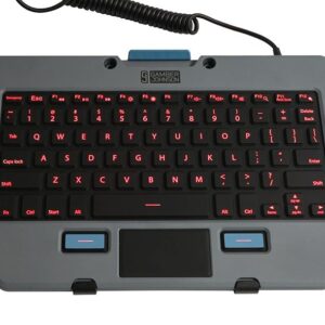 Gamber-Johnson 7170-0817-01: Rugged Lite Backlit Keyboard and Quick Release Keyboard Cradle