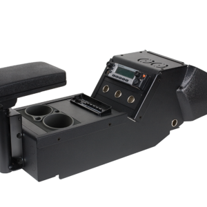 Gamber-Johnson 2011-2020 Dodge Charger Police Package 10.5" Console Box, Cup Holder and Armrest Kit (7170-0564-01)