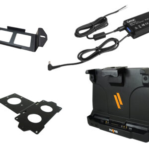 Havis Package – Docking Station For Getac UX10 Tablet With Pass-Thru Antenna Connections, External Power Supply with Bare Wire & Power Supply Mounting Bracket (PKG-DS-GTC-1102-3-BW)