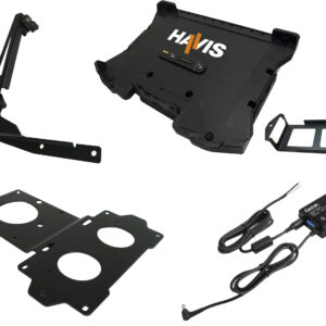 Havis Package – Docking Station for Getac S510 Laptop with Getac Power Supply with Bare Wire, Power Supply Mounting Bracket & Screen Support (PKG-DS-GTC-1402-BW)